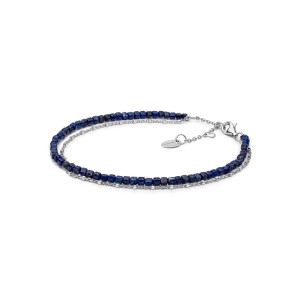 Bratara dubla cu lapiz lazuli albastru si argint DiAmanti MS25259B-G (Argint 925‰ 1,4 g.) Bratara dubla cu lapiz lazuli albastru si argint DiAmanti MS25259B-G (Argint 925‰ 1,4 g.)